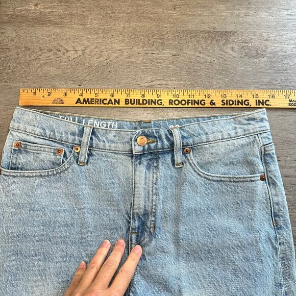 J. Crew Full Length Demi Boot Jeans Light Wash Size 29 - Picture 9 of 13